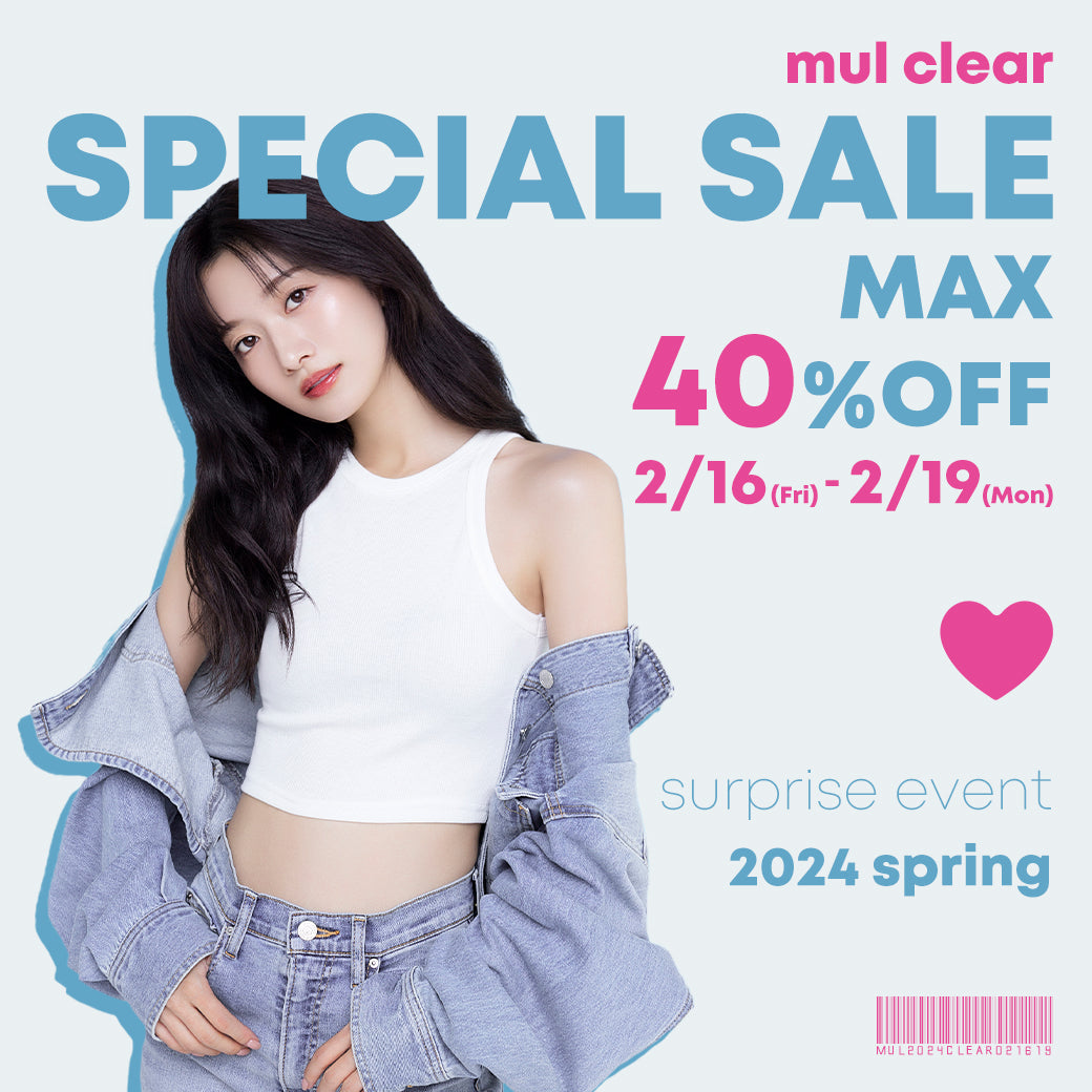 💙mul clear SPECIAL SALE 40％OFF💙